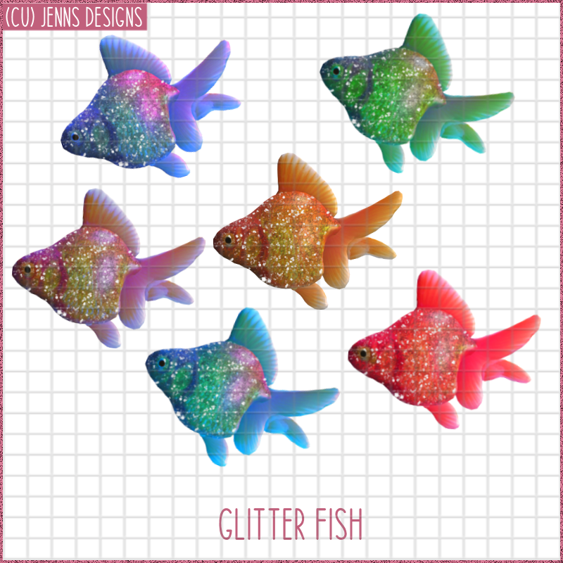 Glitter Fish - Click Image to Close
