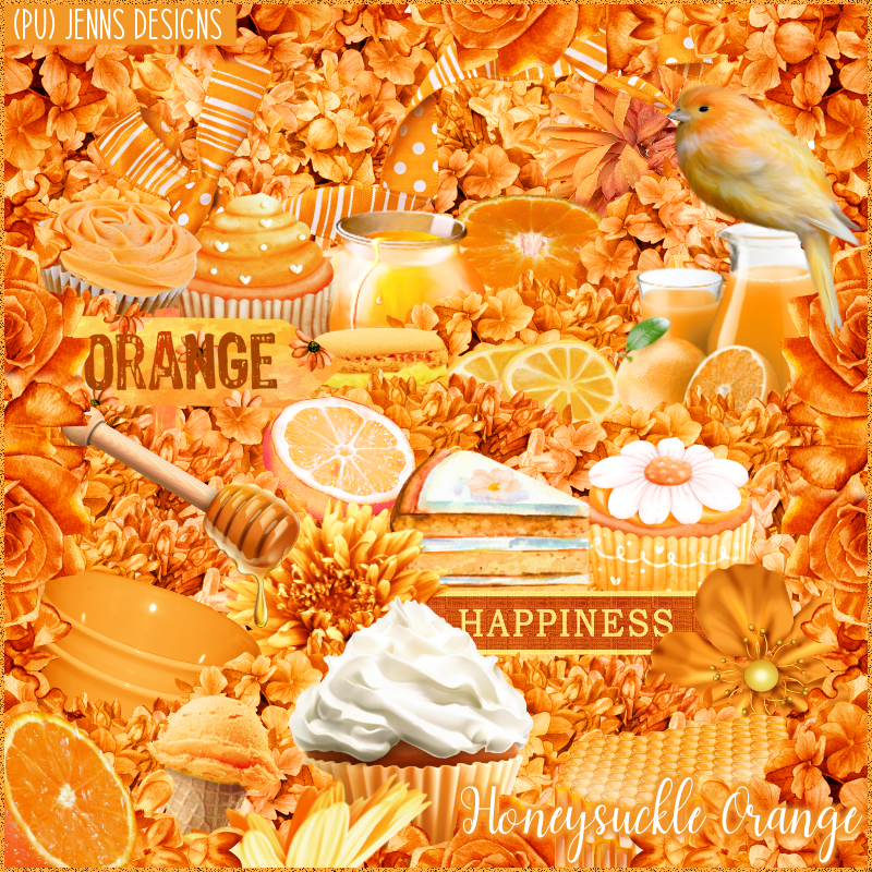 HoneySuckle Orange - Click Image to Close