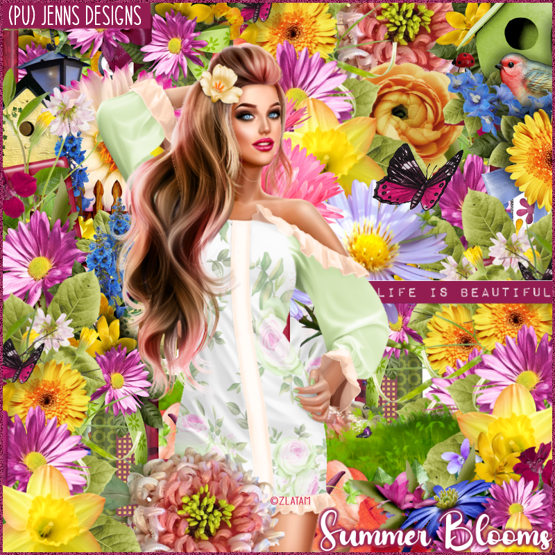Summer Blooms - Click Image to Close