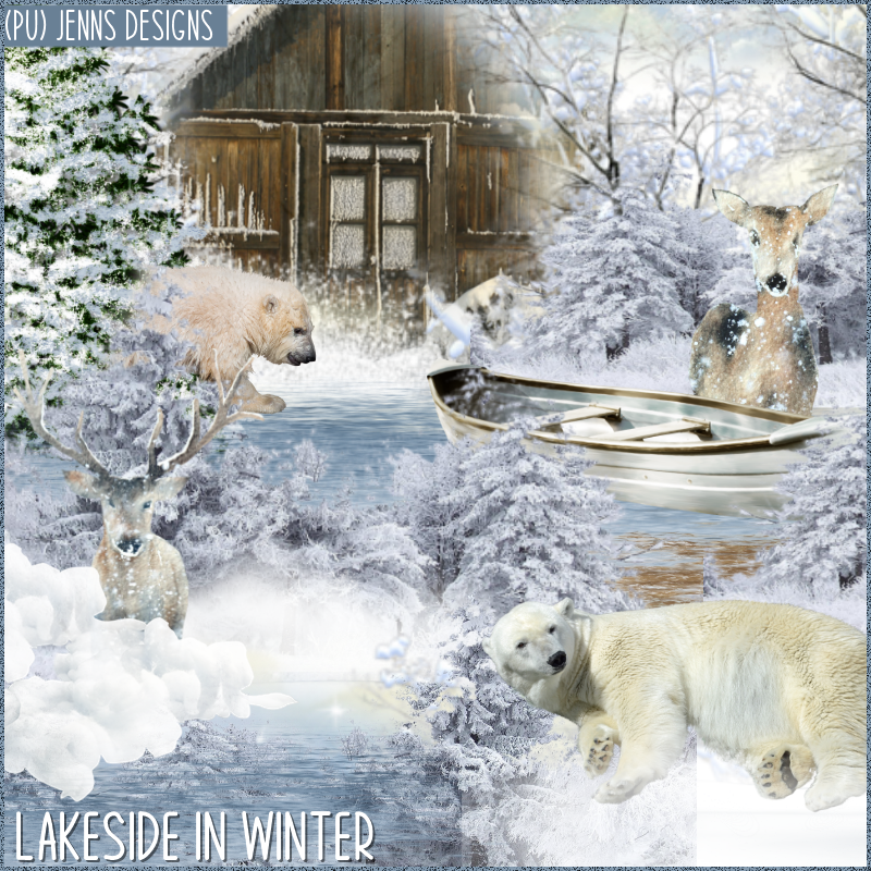 Lakeside In Winter - Click Image to Close