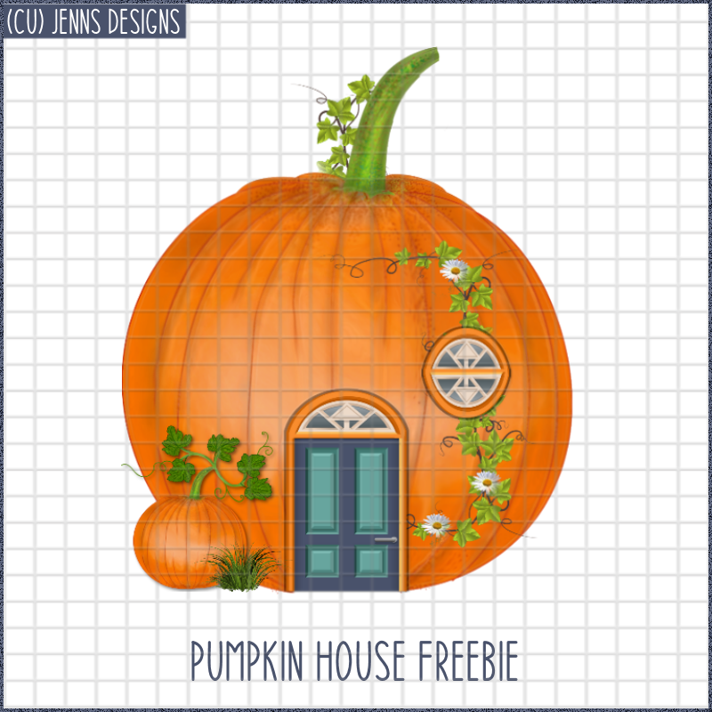 Pumpkin House Freebie - Click Image to Close