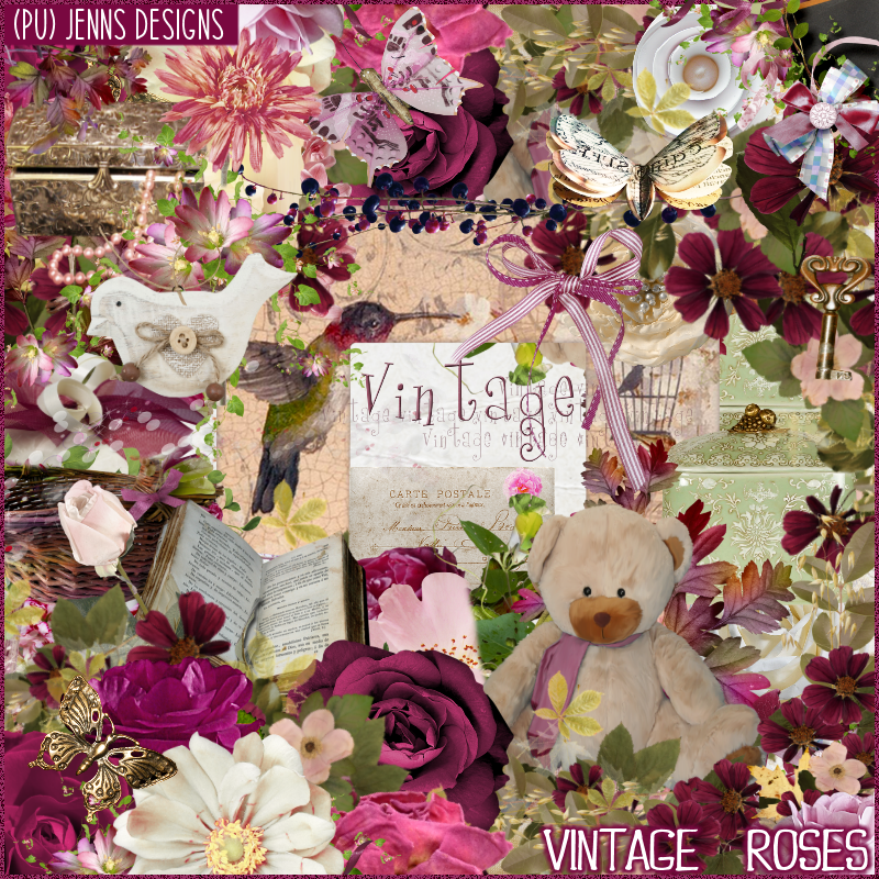 Vintage Roses - Click Image to Close